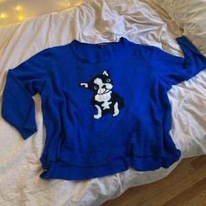 Boston Terrier dog sweater
